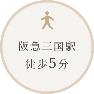 阪急三国駅徒歩9分