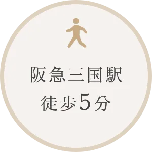 阪急三国駅徒歩9分