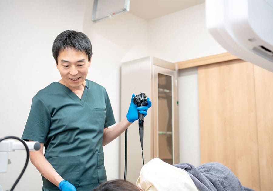 消化器内視鏡専門医・指導医による麻酔を使った胃・大腸内視鏡検査
